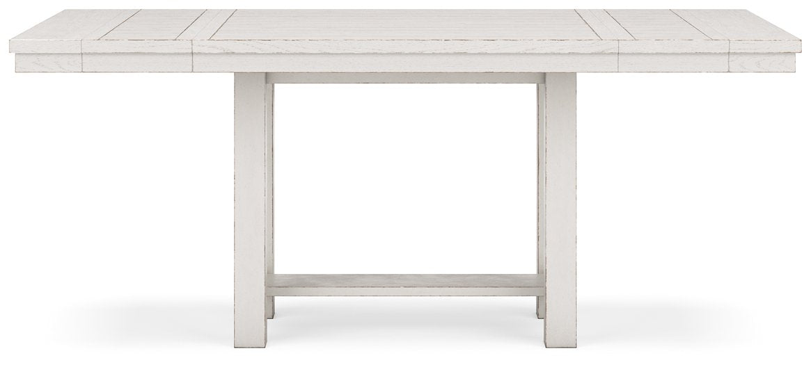 Mesa extensible de comedor Robbinsdale de altura de mostrador
