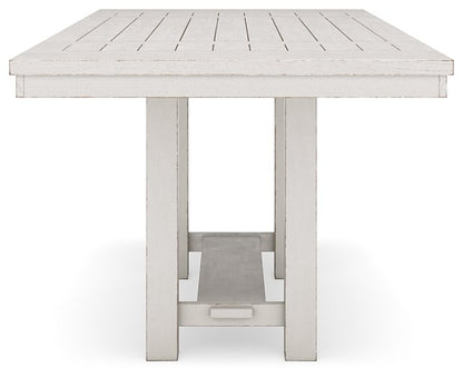 Mesa extensible de comedor Robbinsdale de altura de mostrador