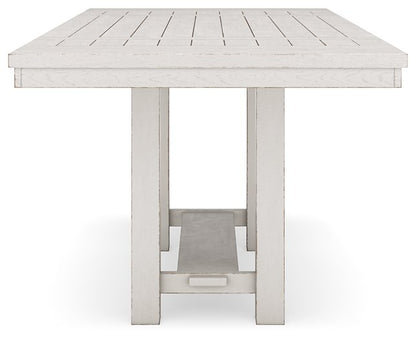 Mesa extensible de comedor Robbinsdale de altura de mostrador