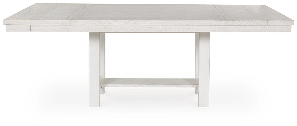 Robbinsdale Dining Table, 6 Chairs and Bench
