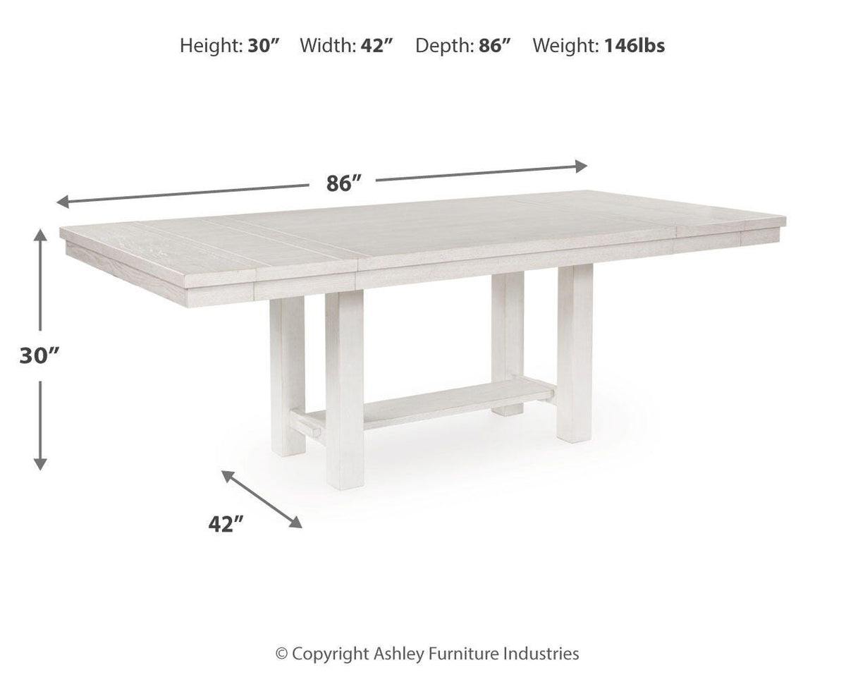 Robbinsdale RECT Dining Room EXT Table