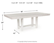 Robbinsdale RECT Dining Room EXT Table