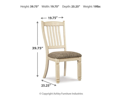 Bolanburg Dining Table and 2 Chairs and 2 Benches