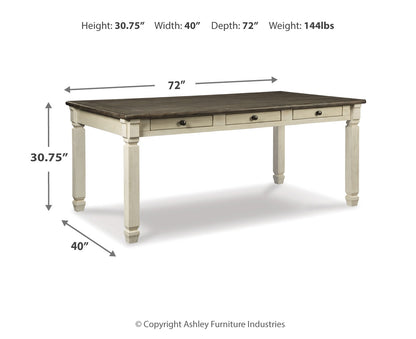 Bolanburg Dining Table and 4 Chairs