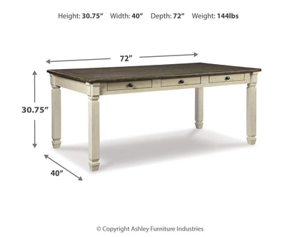 Bolanburg Dining Table and 4 Chairs