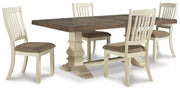 Bolanburg Dining Table and 4 Chairs