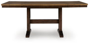 Rylandeen Counter Height Dining Table and 6 Barstools