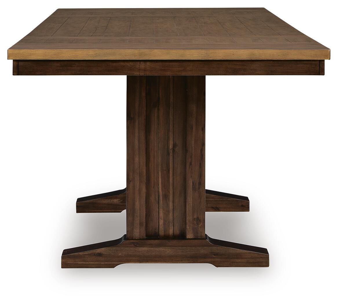 Rylandeen Counter Height Dining Table and 4 Barstools