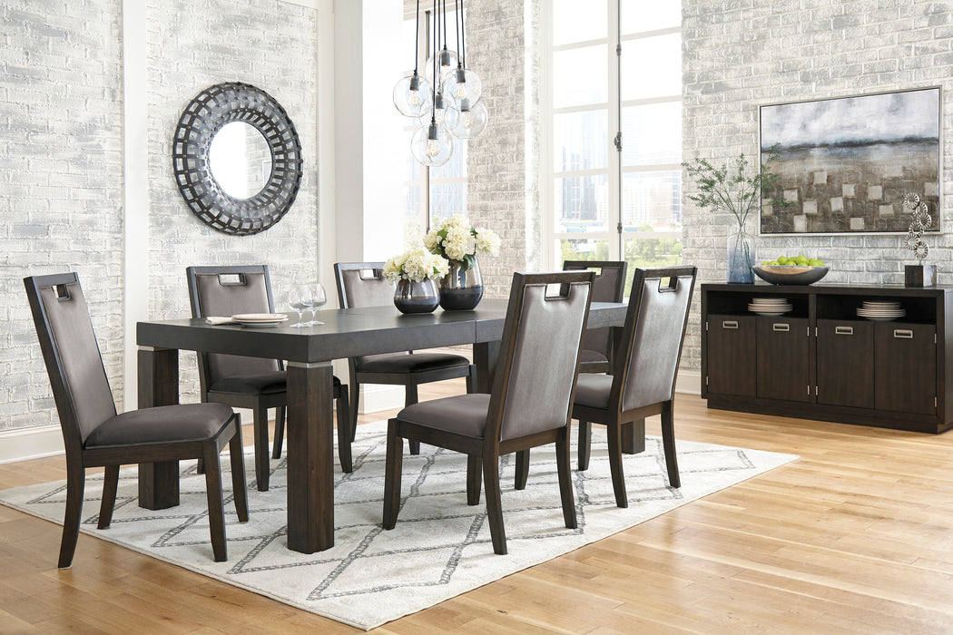 Hyndell 7pc Dining Table Set