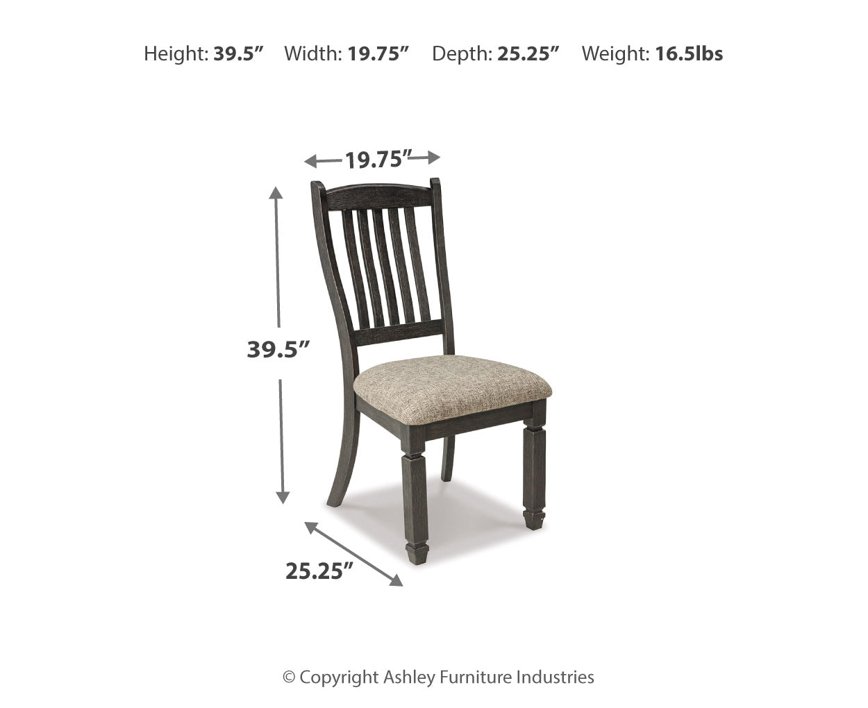 Tyler Creek Dining Table and 6 Chairs