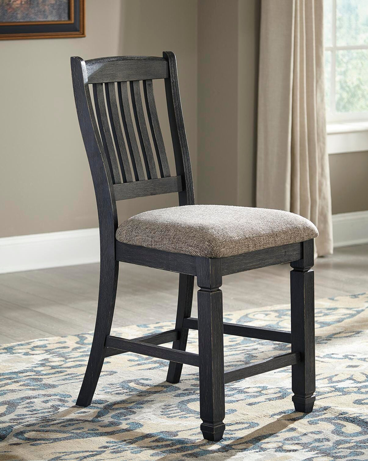 Tyler Creek Counter Height Dining Table and 4 Barstools with Server