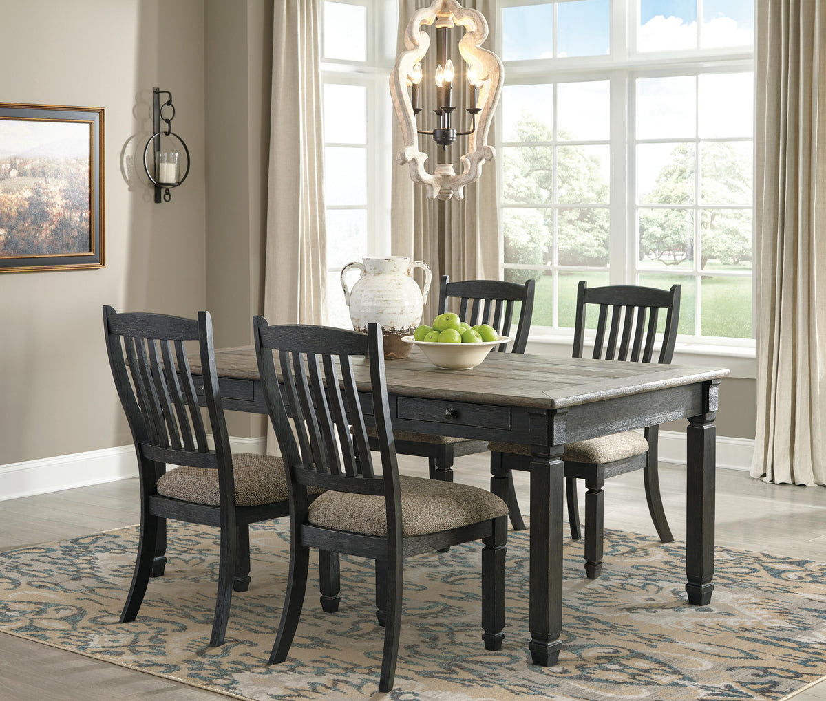 Tyler Creek Dining Table and 4 Chairs