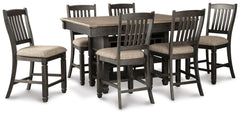 Tyler Creek Counter Height Dining Table and 6 Barstools