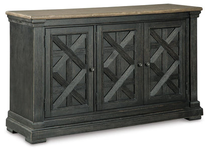 Tyler Creek Counter Height Dining Table and 4 Barstools with Server