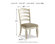 Realyn Dining UPH Side Chair (2/CN)