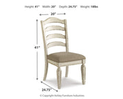 Realyn Dining Table and 4 Chairs