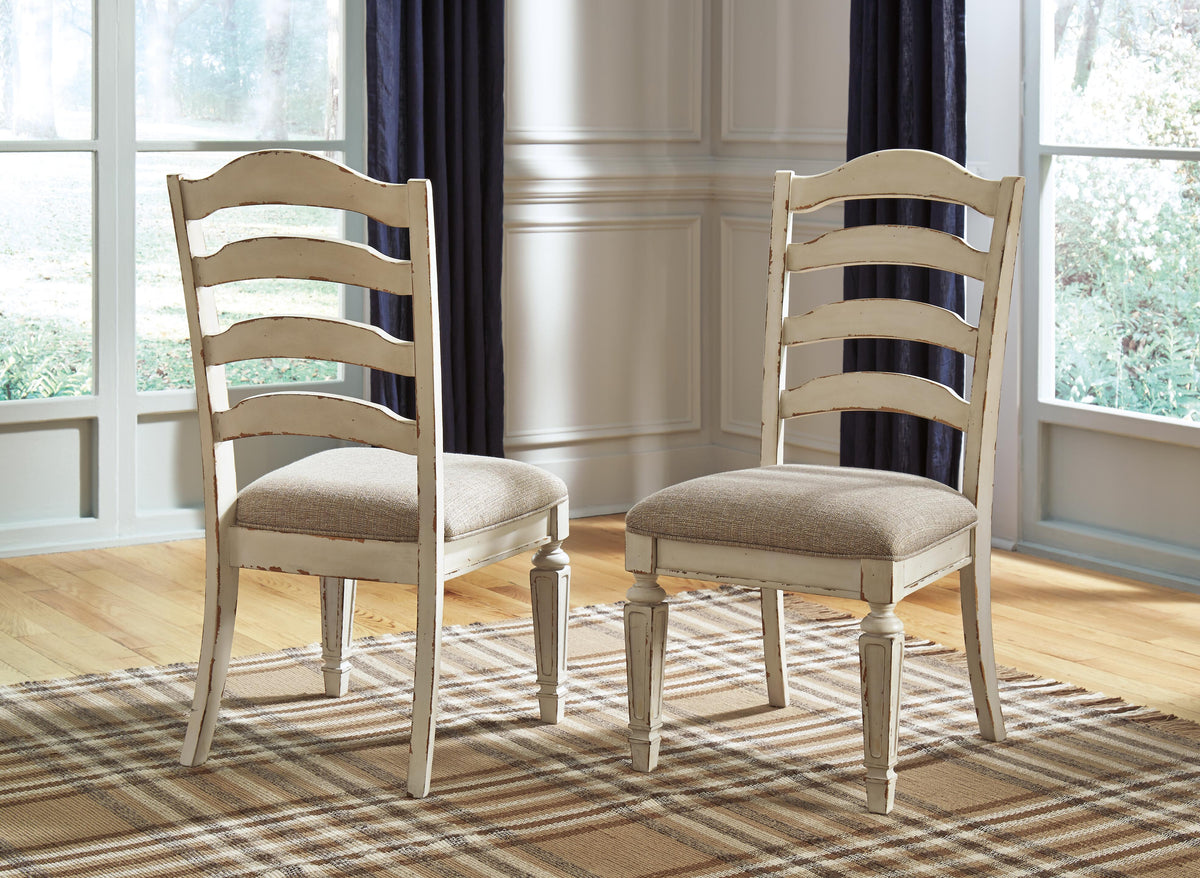 Realyn Dining Table and 6 Chairs