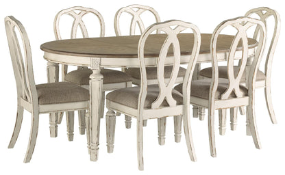 Realyn Dining Table and 6 Chairs