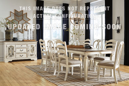 Realyn Dining Table and 6 Chairs