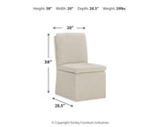 Krystanza Dining UPH Side Chair (2/CN)