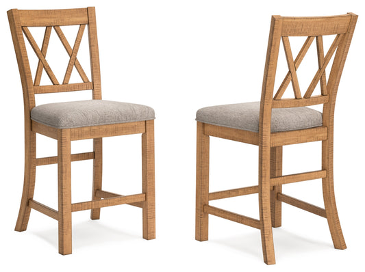 Havonplane Upholstered Barstool (Set of 2)