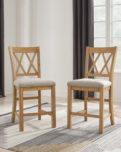 Havonplane Upholstered Barstool (Set of 2)