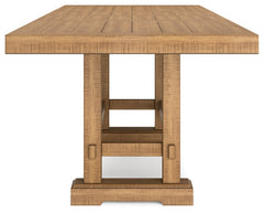 Havonplane Counter Height Dining Table and 10 Barstools