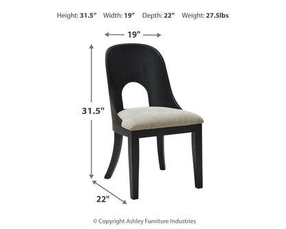 Rowanbeck Dining UPH Side Chair (2/CN)