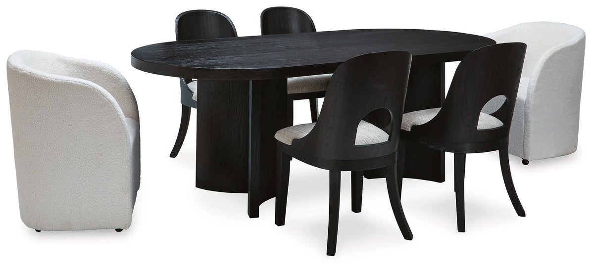 juego de comedor Rowanbeck 7PC