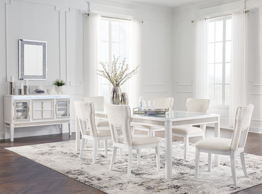 Chalanna Dining Table and 6 Chairs