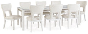 Chalanna Dining Table and 8 Chairs