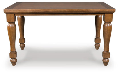 Greddinton Counter Height Dining Table and 4 Barstools