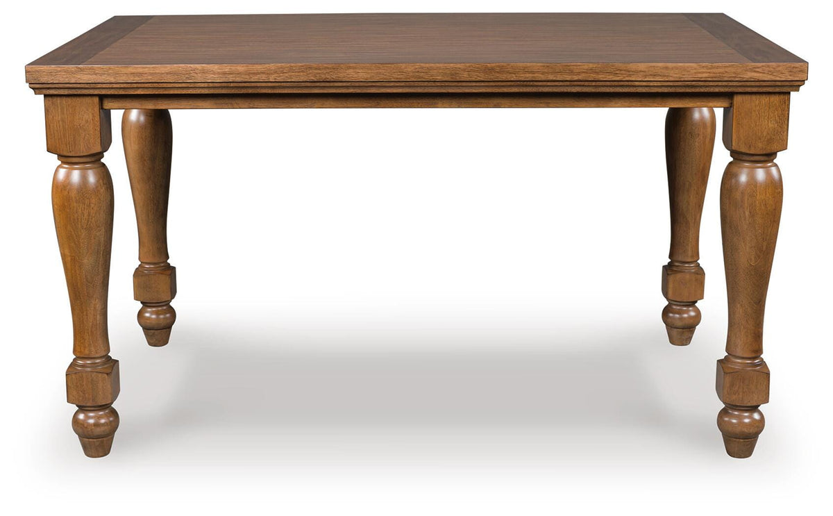 Greddinton Counter Height Dining Table and 6 Barstools