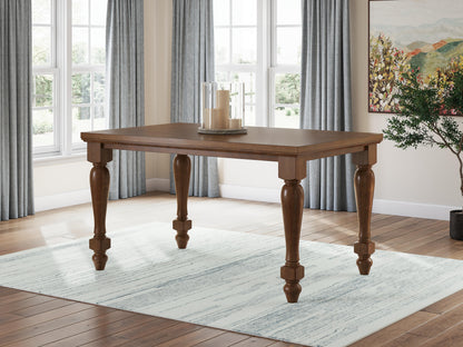 Greddinton Counter Height Dining Table and 6 Barstools