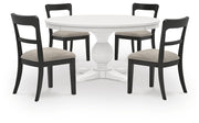 Greddinton Dining Table and 4 Chairs