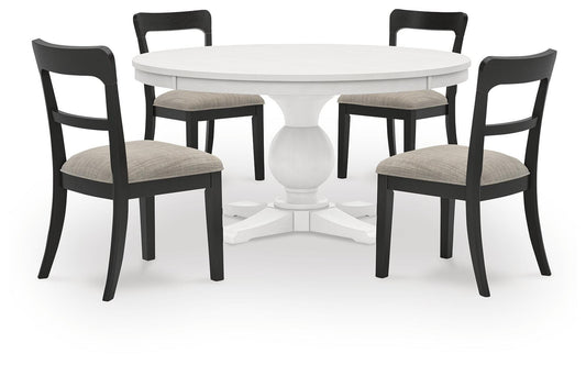 Greddinton Dining Table and 4 Chairs