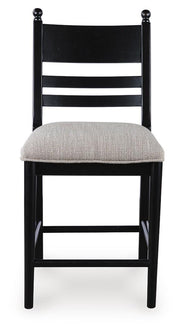 Greddinton Counter Height Dining Table and 6 Barstools