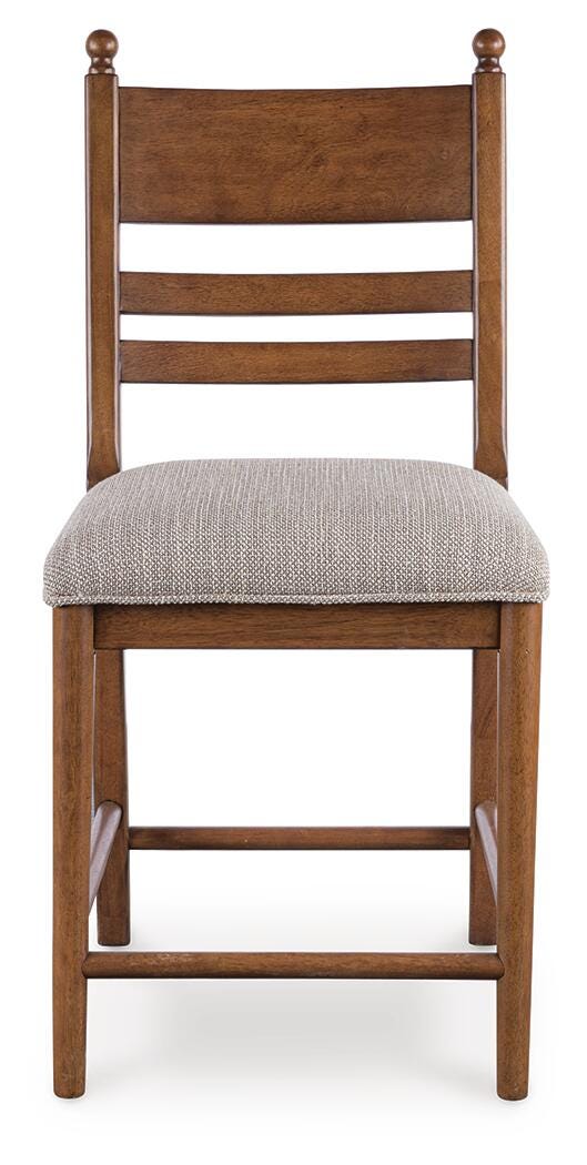 Greddinton Counter Height Dining Table and 6 Barstools
