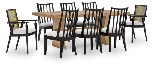 Galliden Dining Table and 8 Chairs