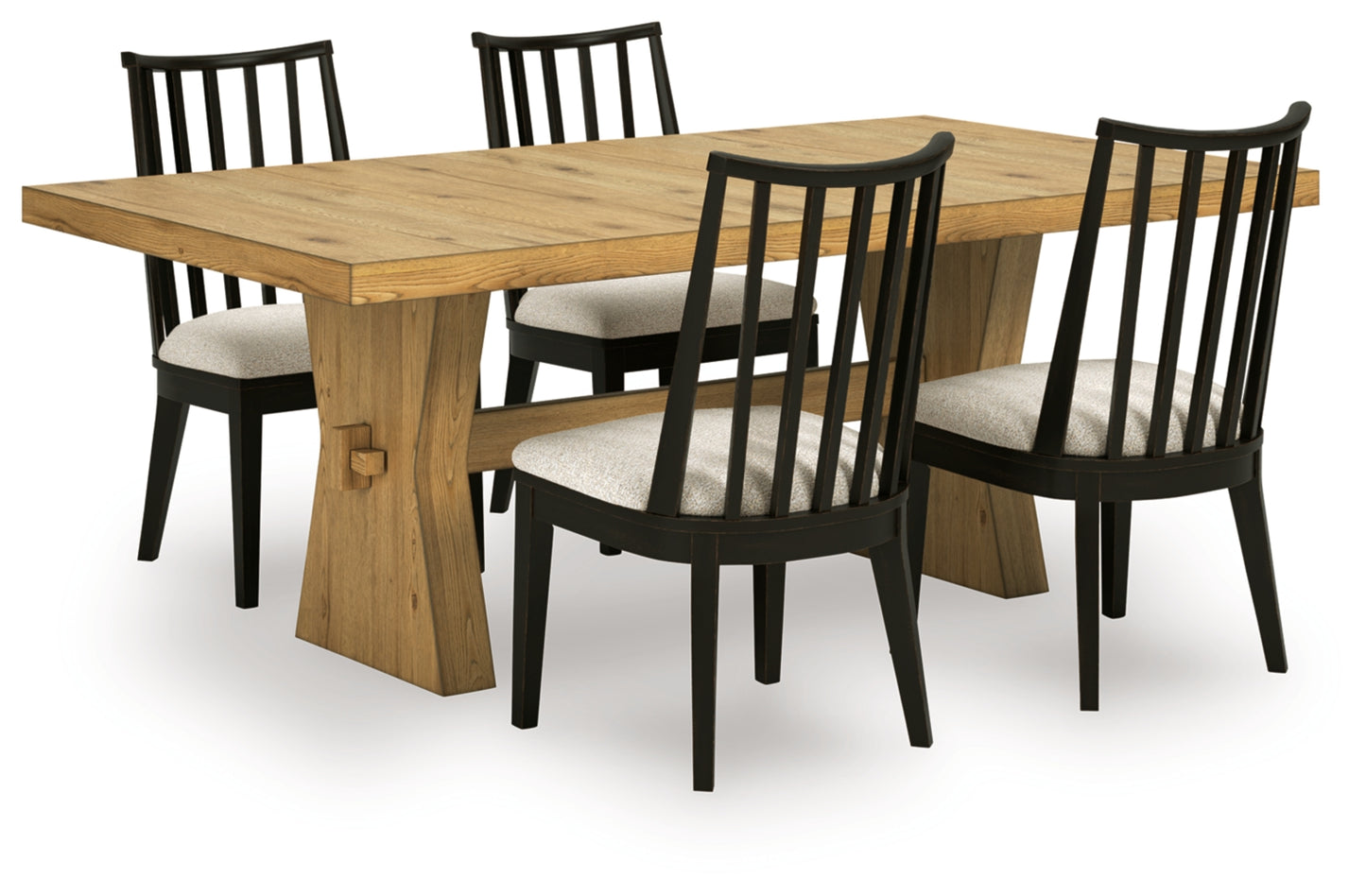 Galliden Dining Table and 4 Chairs