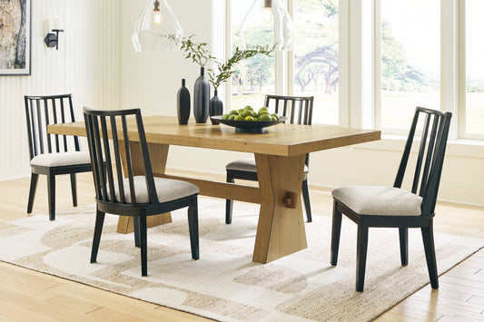 Galliden Dining Table and 4 Chairs