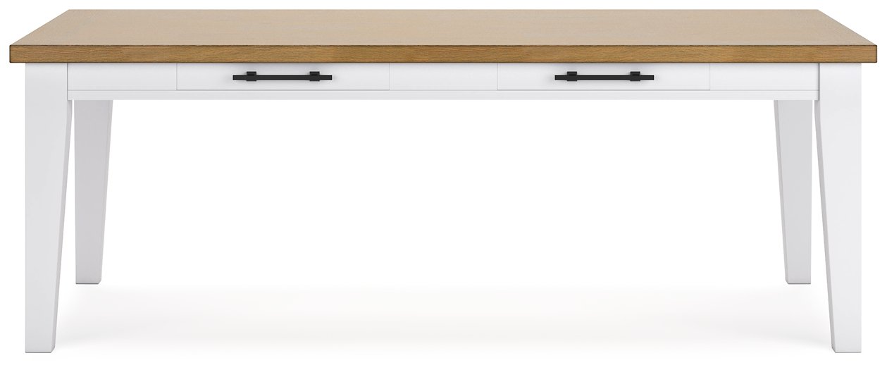 Ashbryn Dining Table with Functional Drawers