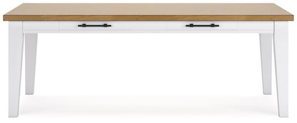 Ashbryn Dining Table with Functional Drawers