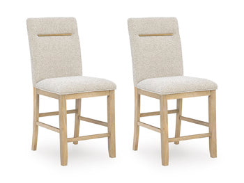Crendlin Upholstered Barstool (2/CN)