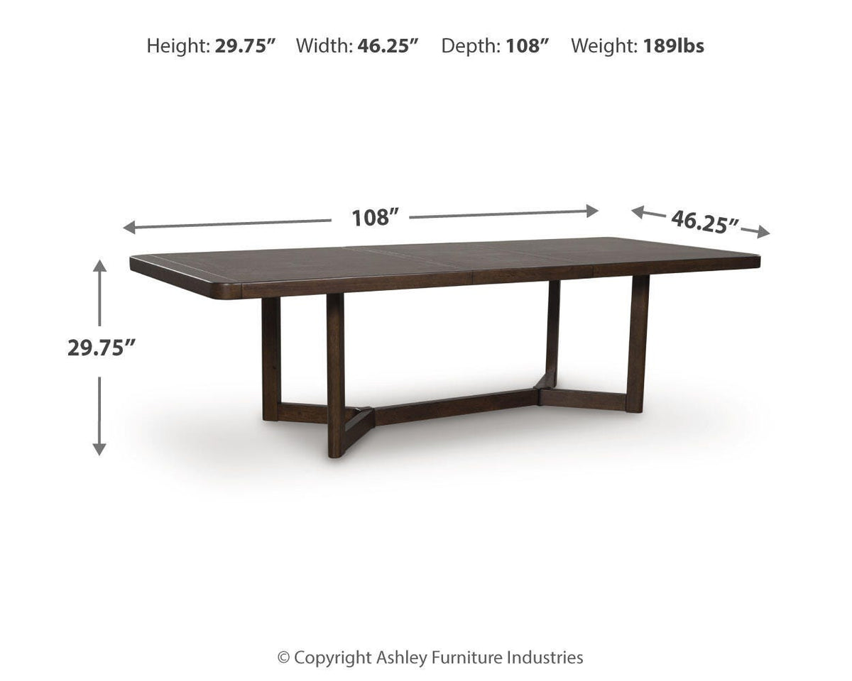 Dilenno Dining Table and 4 Chairs