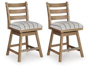 Ridgester UPH Swivel Barstool (2/CN)