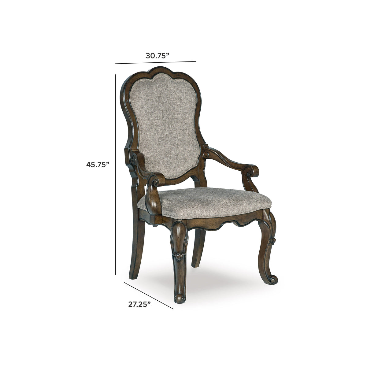 Maylee Dining UPH Arm Chair (2/CN)