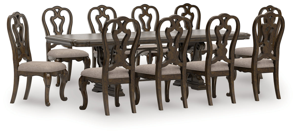 Maylee Dining Table and 10 Chairs