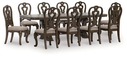 Maylee Dining Table and 10 Chairs