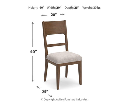 Cabalynn Dining Table and 4 Chairs